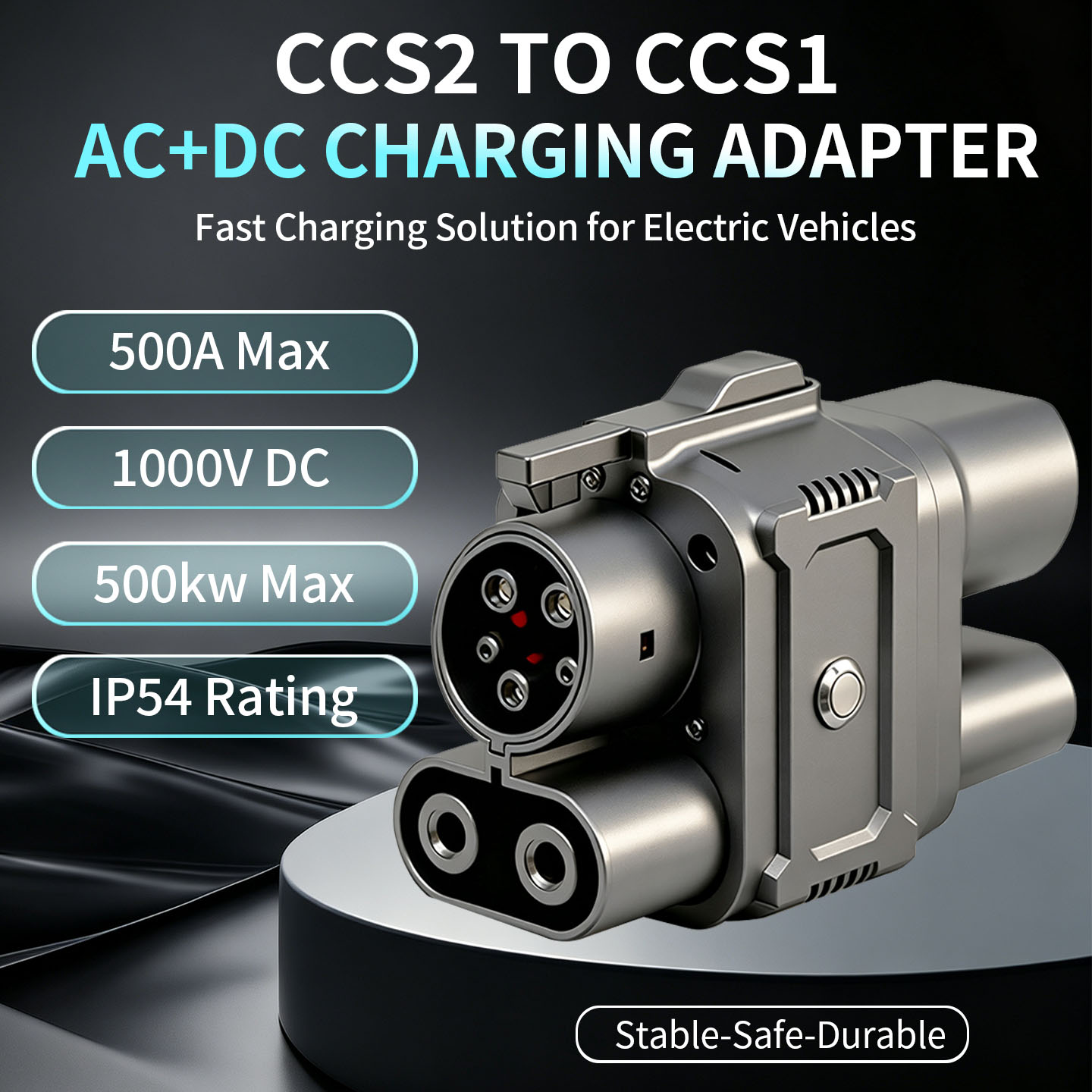 CCS2 - CCS1 Tip2 - Tip1 AC+DC  - Ev Charger Adapter incelemesi ve fiyatı